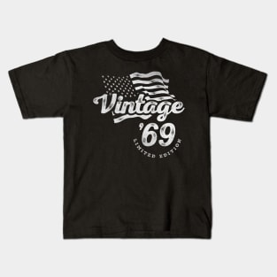 55th Birthday Vintage 1969 Gifts 55 Year Old For Men Women Kids T-Shirt